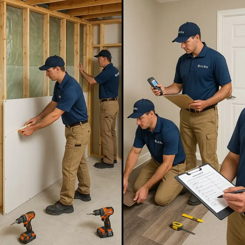 Repairs and Reconstruction process in Mission Canyon, CA
